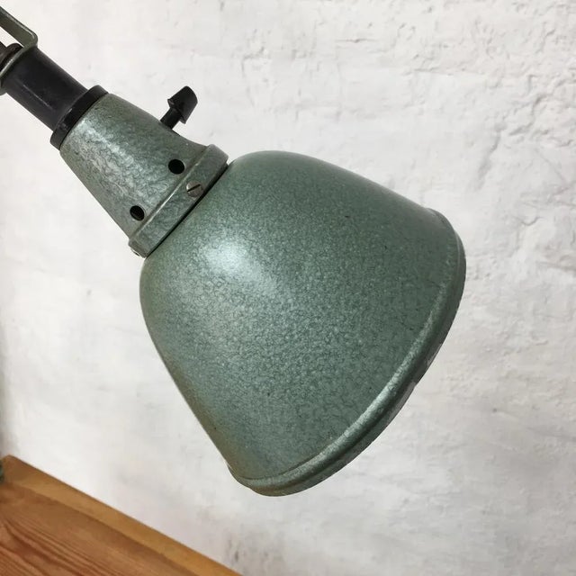 Bauhaus Model 114 Clamp Lamp by Curt Fischer for Midgard Auma For Sale - Image 3 of 12