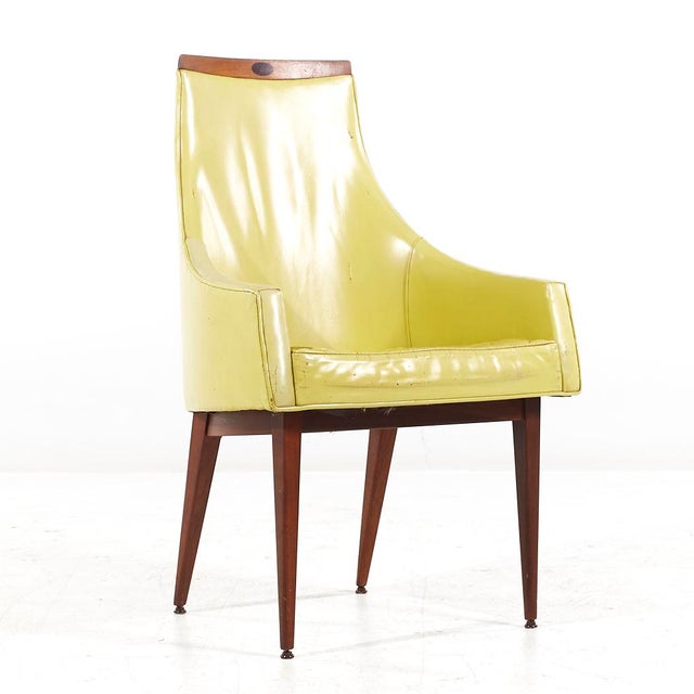 Paul McCobb for Directional Mid Century Bleached Mahogany and Cane Dining Chairs - Set of 4 For Sale - Image 9 of 11