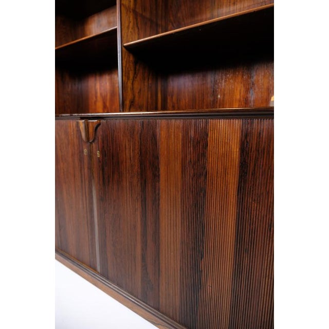 Wood Bookcase in Rosewood by Frode Holm for Illums Bolighus, Copenhagen, 1960 For Sale - Image 7 of 15