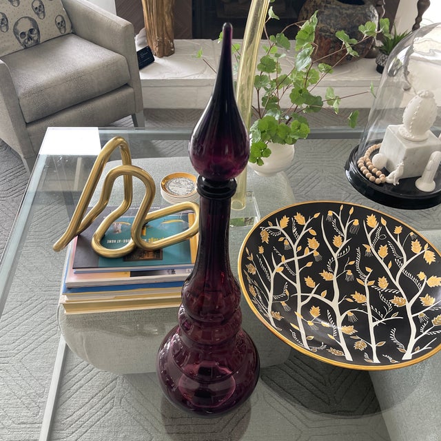 Purple Decanter, 1960s For Sale - Image 4 of 5
