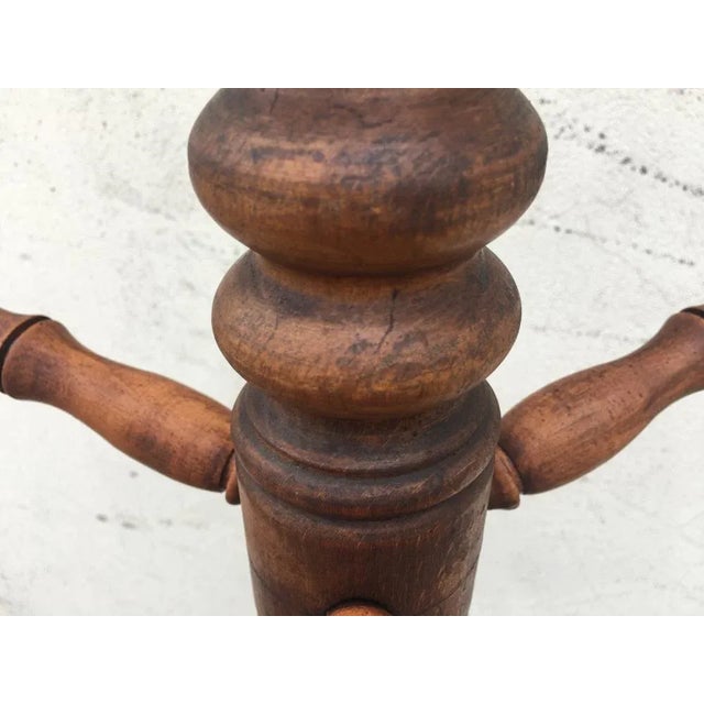 Freestanding Wooden Coatstand, 1920s For Sale - Image 16 of 18