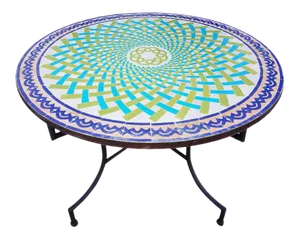 48" Moroccan Mosaic Table