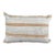 Turkish Hemp Pillow Cushion Natural Beige Rust Pillow Cushion Cover 16" x 24" For Sale