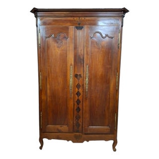 Louis XV Wardrobe in Walnut. For Sale