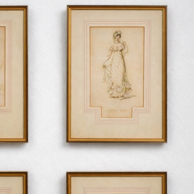 Hollywood Regency Ackermann, Repository of Arts, Etchings, Set of 4 For Sale - Image 3 of 7