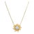 Carrera y Carrera Sol y Sombra Diamond Sun Necklace Estate 18k Yellow Gold For Sale