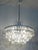 Antique Silver-Plated Brass and Lead Crystal Chandelier from Bakalowits Lobmeyr, 1960s For Sale - Image 10 of 11