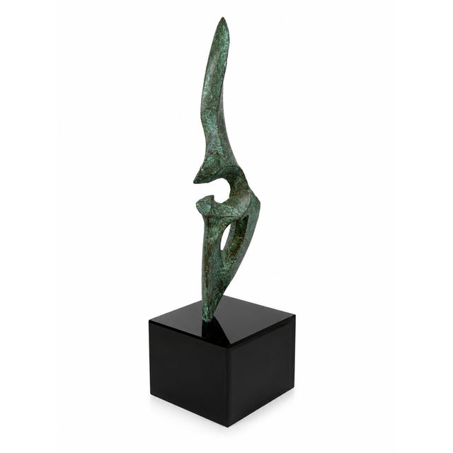 A striking original work by acclaimed Mexican artist Leonardo Nierman, this abstract bronze sculpture is a testament to...