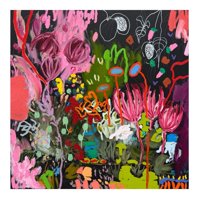 Ak Hardeman - Original Abstract Painting - Take a Look at Me Now For Sale