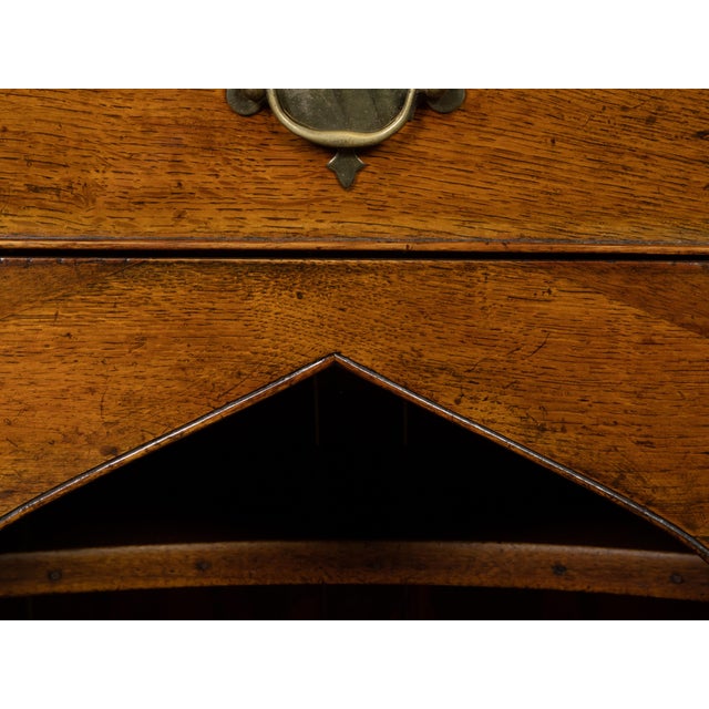 English 19th Century Oak Welsh Dresser with Open Shelves and Low Sideboard For Sale - Image 4 of 12