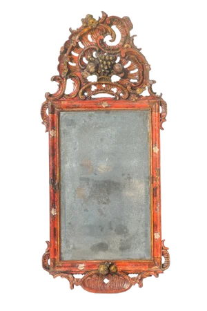 19th C French Carved Mirror