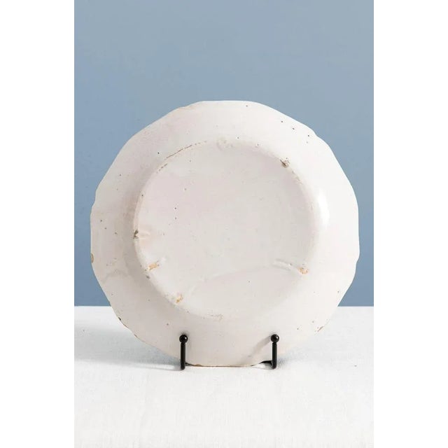 18th Century Faience Town with Bridge Plate from Nevers For Sale - Image 5 of 6