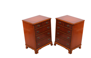 English Cherry Wood Cabinets from Heldense, 1970s, Set of 2
