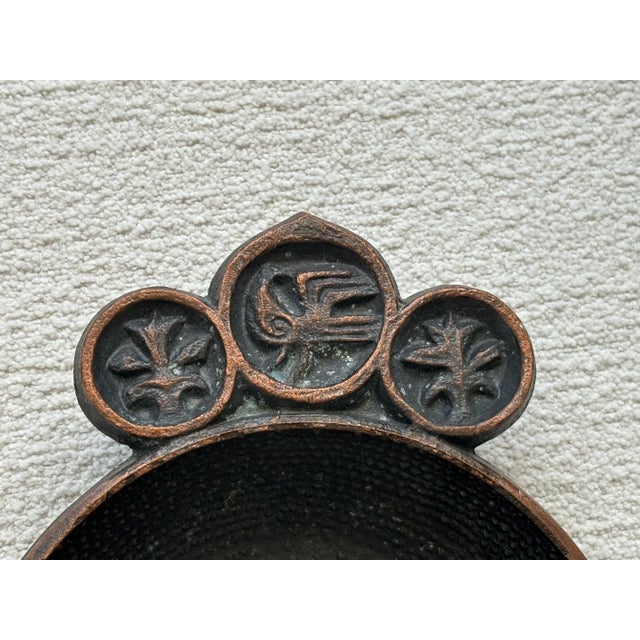 Mid-Century Modern Mid-Century Brutalist Cast Copper Vide Poche / Catch All For Sale - Image 3 of 12