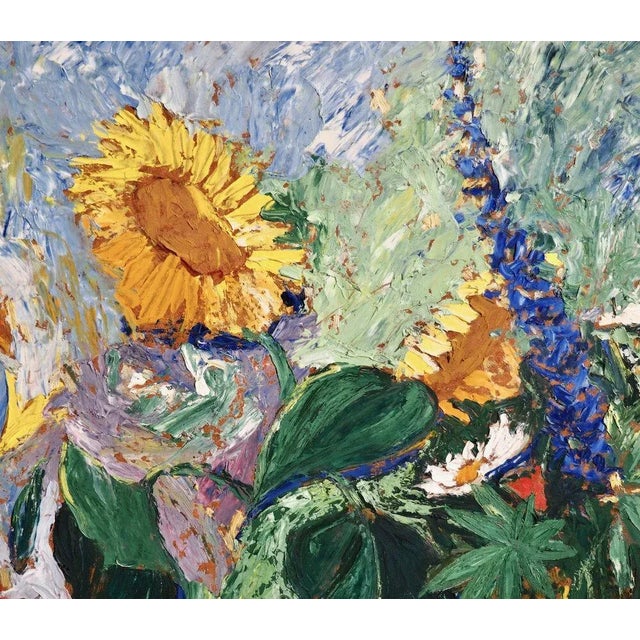 Expressionist Painting in the style of Emil Nolde, 20th-Century, in Good conditions.