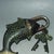 Metal Vintage Nepalese Brass Fish Padlock With Skeleton Keys - Tibetan Style Lock For Sale - Image 7 of 9
