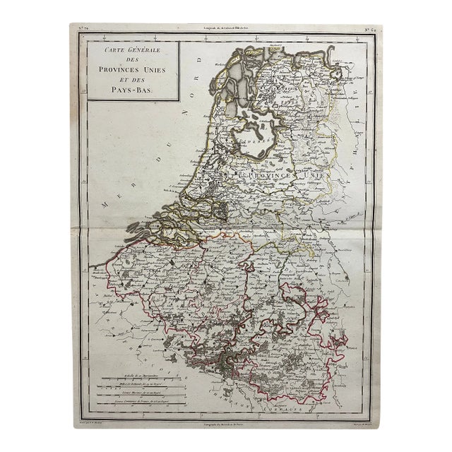 1812 Map of the United Provinces and the Netherlands For Sale