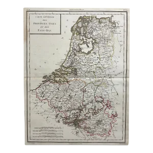1812 Map of the United Provinces and the Netherlands