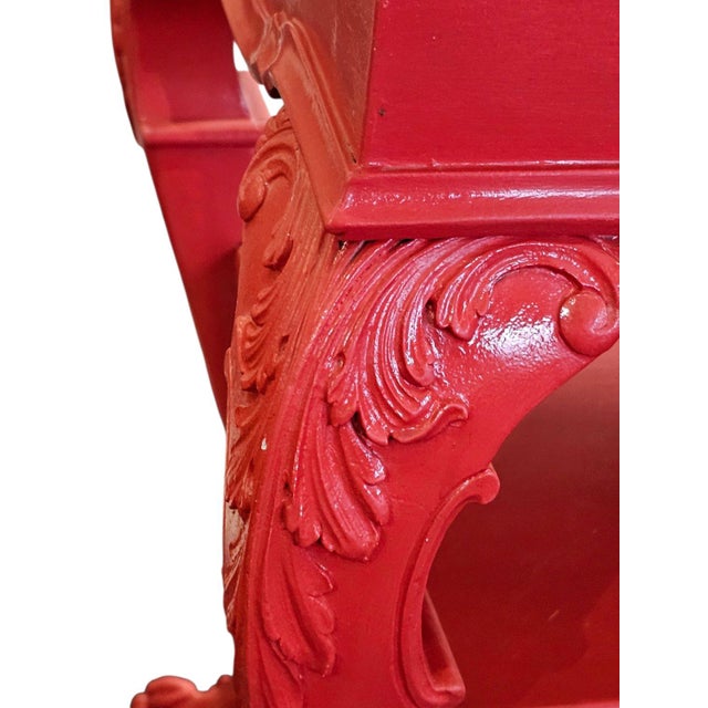 Neo Baroque Wooden Parlor Table, 1890s For Sale - Image 9 of 17