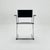Black Mid-Century Modern Ballerina Black Dining Chair by Herbert Ohl for Matteo Grassi, Italy, 1980s For Sale - Image 8 of 11