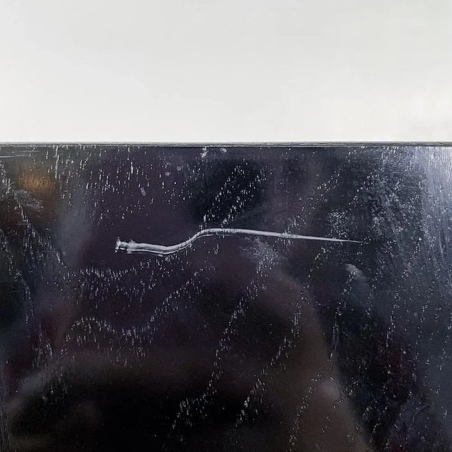 Black Mid-Century Italian Wooden Shelves, 1980s, Set of 2 For Sale - Image 8 of 10