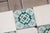 1920s 1920s Portuguese Art Deco Tiles Set of 32 Large Green & White Antique Decorative Tiles For Sale - Image 5 of 18