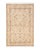 Ivory Mogul, One-of-a-Kind Hand-Knotted Area Rug in Ivory, 4' 2" x 6' 2" For Sale - Image 8 of 8