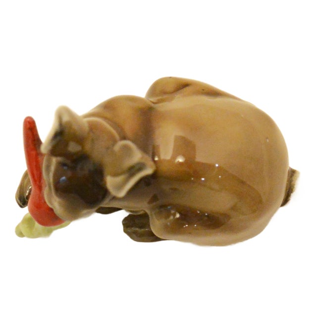 Ceramic Mid-Century Hutschenreuther Porcelain Bunny With Carrot by Karl Tutter For Sale - Image 7 of 9