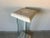 1980s 80's Postmodern Faux Stone and Glass Pedestal For Sale - Image 5 of 13