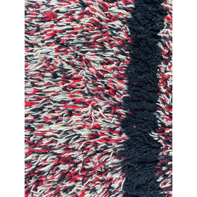 Textile Mid-Century French Art Deco Cogolin Rug For Sale - Image 7 of 13