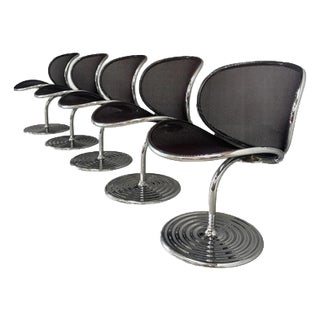 O-Line Dining Chairs by Herbert Ohl for Wilkhahn, 1980s, Set of 5 For Sale