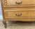 Brown Vintage French Louis Oak Chest of 3 Drawers For Sale - Image 8 of 13