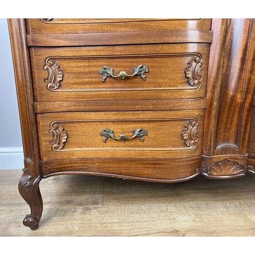 Vintage French Chest of Drawers in Walnut For Sale - Image 4 of 16