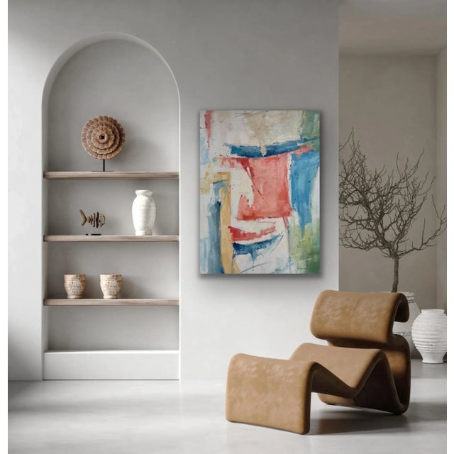 2020s Contemporary Abstract Original Oil Painting For Sale - Image 5 of 12