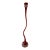 Contemporary Monumental Makora Kronso Poland Twisted Red Art Glass Vase For Sale