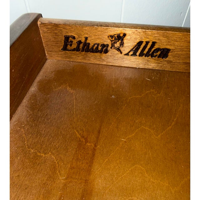Beautiful Ethan Allen Drop Leaf Tea Cart. A functional accent piece that could work as a tea cart, bar cart, sideboard, or...