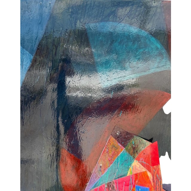 Tom Holland, Very Large Constructed Abstract Mixed Media Painting Wall Sculpture Tom Holland, 1981 For Sale - Image 18 of 18