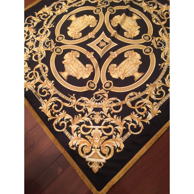 Gianni Versace Custom Made Lion and Urn Throw For Sale - Image 12 of 13