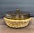 Anchor Hocking Vintage Anchor Hocking Amber Glass Bakeware With Rattan Basket – 4 Piece Set – 1970s Glass Baking Dishes Casseroles For Sale - Image 4 of 12