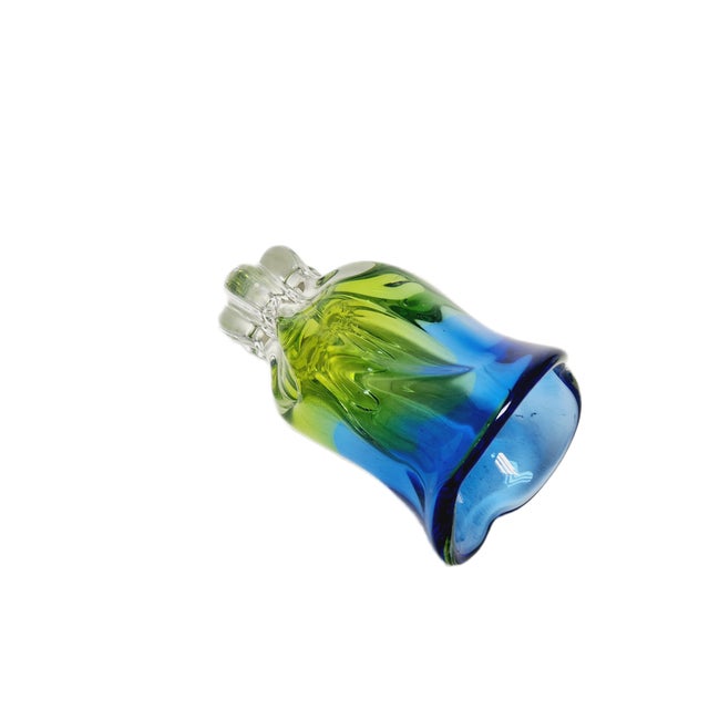 Glass Vase by J. Hospodka for Chribska Glassworks, Czechoslovakia, 1960s For Sale - Image 7 of 12