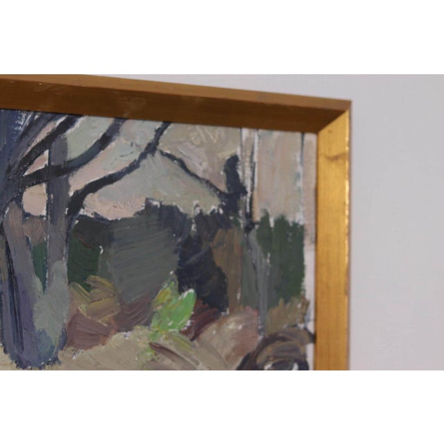 Mid-Century Modern Bengt Crantz, Abstract Woodland, 1960s, Oil on Panel, Framed For Sale - Image 3 of 14