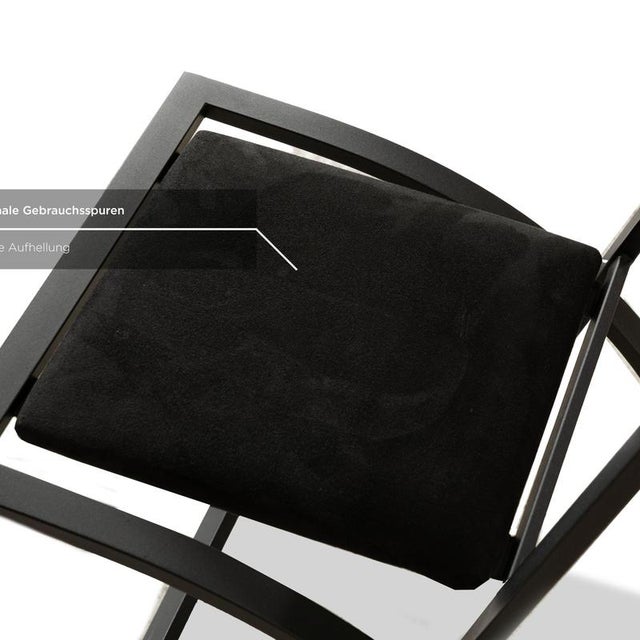 Textile KFF Sinus Fabric Chairs in Black, Set of 4 For Sale - Image 7 of 14