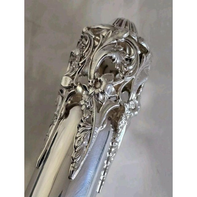 Sterling Silver Pierced Posy Holder from Hugh Crawshaw, Sheffield, 2004 For Sale - Image 13 of 18