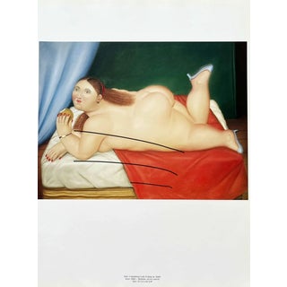 1983 Fernando Botero 23 Colombian Lady Eating an Apple For Sale