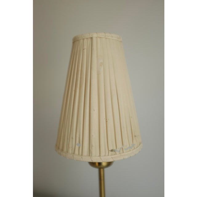 Metal 1950s Swedish Brass Side Lamps - a Pair For Sale - Image 7 of 14