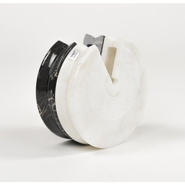 Sculpture Vases in Marble attributed to Giusti & Di Rosa for Up & Up, Italy, 1970s, Set of 2 For Sale - Image 14 of 16