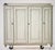 Cream Gustavian Wooden Sideboard in Cream, 1850 For Sale - Image 8 of 8