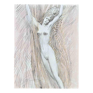 Fuchs Ernst, Daphne, Nude, 1970s, Lithograph For Sale