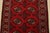 2000 - 2009 Turkmen Runner 3’3” X 9’6” Red Wool Vintage Tribal Hand-Knotted Oriental Rug For Sale - Image 5 of 12