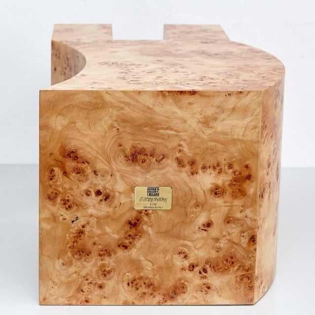 R Limited Edition Vase in Wood and Murano Glass attributed to Ettore Sottsass, 1995 For Sale - Image 13 of 17